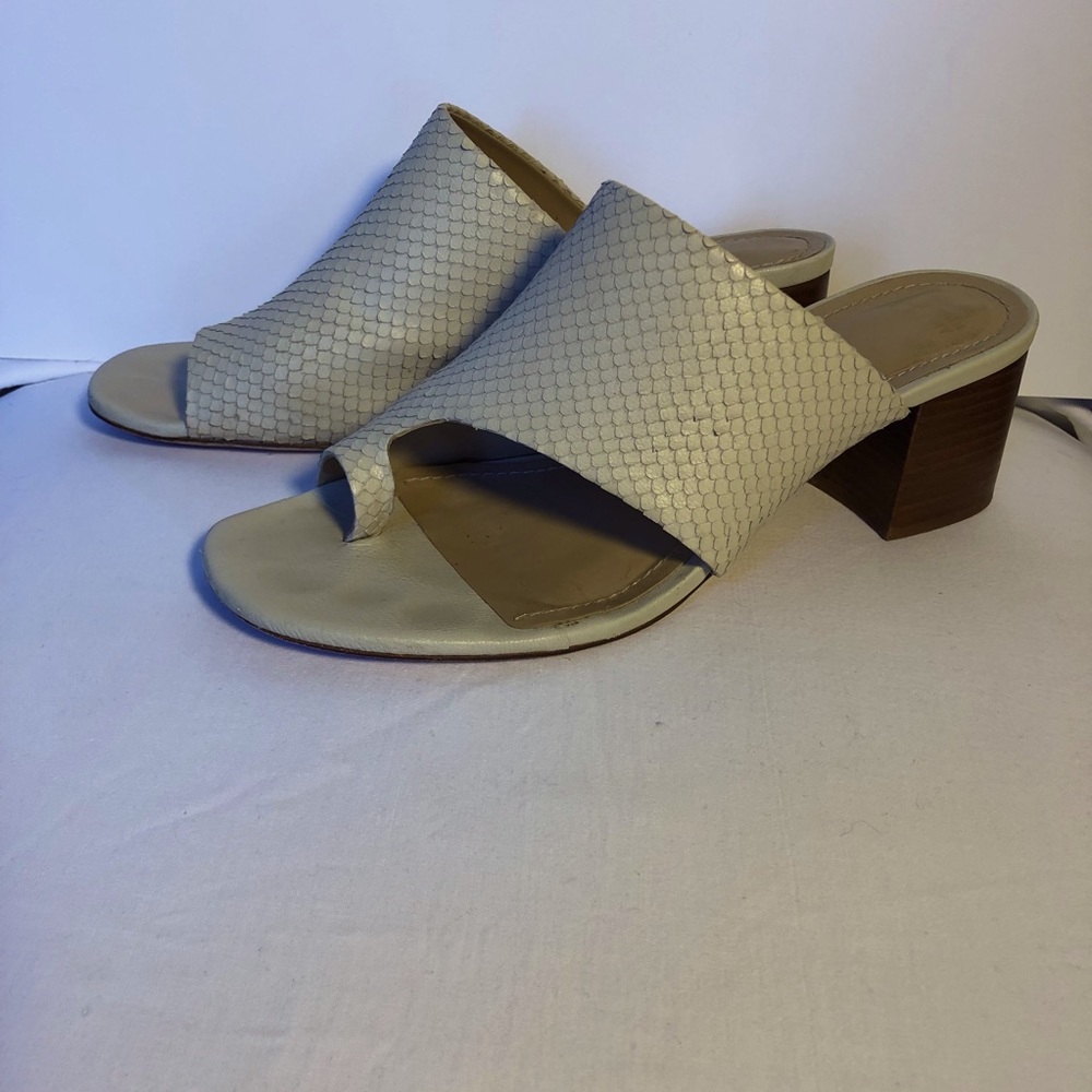 Johnston & Murphy Block Heel Mules